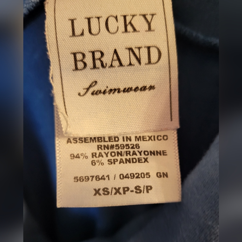Lucky Brand Blue Ombre Tie-Dye Maxi Skirt XS - Picture 2 of 2